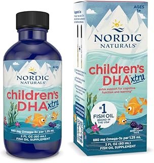 Nordic Naturals Children’s DHA Xtra, Berry Punch - 2 oz for Kids - 880 mg Total Omega-3s with EPA & DHA - Cognitive & Immune Function, Learning, Social Development - Non-GMO - 48 Servings