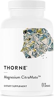 THORNE Magnesium CitraMate - Magnesium Supplement with Citrate-Malate - Support Heart, Skeletal Muscles, Cardiac, Lung Function, and Bone Density* - Gluten-Free, Dairy-Free, Soy-Free - 90 Capsules