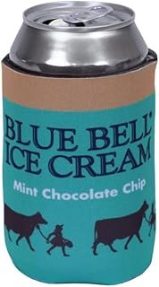 Blue Bell Ice Cream Beverage/Can Koolie (Mint Chocolate Chip)