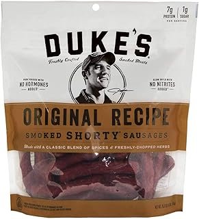 Product Of Duke Shorty Smoked Sausage Original, 16 ounces GlutenFree - No Preservatives