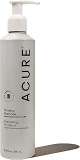 Acure Bonding Shampoo - Strengthening Shampoo for Women & Men, Moisturize & Soften Fine, Dry, Damaged, Color Treated Hair & Scalp w/ Chia Seed & Avocado Oil, Vegan, Paraben & Sulfate Free - 8 fl oz