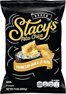 Stacy's Pita Chips, Parmesan Garlic and Herb, 7.33 Ounce