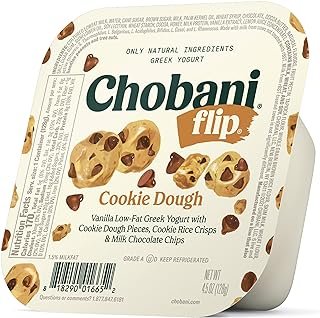 Chobani Flip® Low-Fat Greek Yogurt Chocolate Chip Cookie Dough 4.5oz