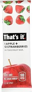 That's it, Apple + Strawberry Fruit Bar, 1.2 Ounce
