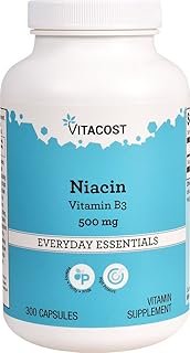 Vitacost Niacin (Vitamin B-3) - 500 mg - 300 Capsules
