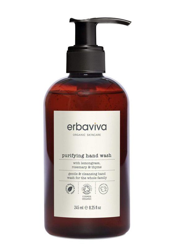 erbaviva Purifying Hand Wash 8.25 Fl Oz - Cosmos Organic