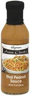 Wegman's Asian Classics Thai Peanut Sauce 13 Oz. Pack of 2