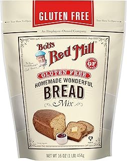 Bob's Red Mill Gluten Free Homemade Wonderful Bread Mix, 16oz (Pack of 1) - Gluten Free, Kosher