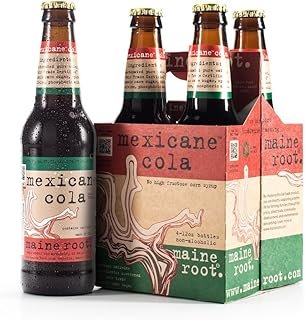 Maine Root Hand Crafted Mexicane Cola Soda, 12 fl oz (12 Glass Bottles)