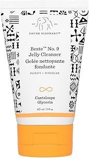 Drunk Elephant Beste No. 9 Jelly Cleanser - 60 ml/2 fl oz - Travel-Size Gel Face Wash - Clean Clinical Skincare - Cruelty-Free - Dermatologist-Tested - Free of Essential Oils, Silicones, and Fragrance