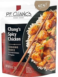 P.F. Chang's Home Menu Chang's Spicy Chicken Cooking Sauce Pouch, 8 oz (Pack of 6)