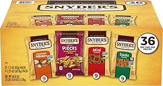 Snyder's of Hanover Variety Pack Pretzels, 36 Count Variety Pack (Pack of 36)
