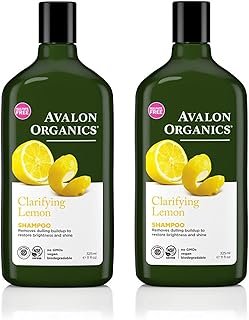 Avalon Organics Shampoo, Clarifying Lemon, 11 Oz (Pack of 2)