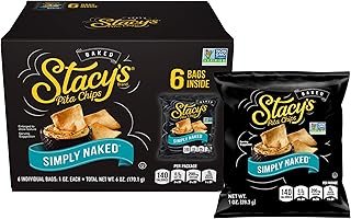 Stacy's Pita Chips, Simply Naked, 6 Count