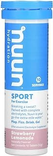 Nuun Active: Strawberry Lemonade Electrolyte Drink Tablets (3 Tubes of 10 Tabs)