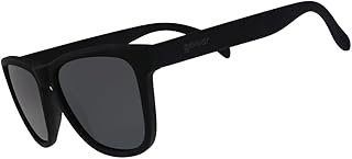 goodr A Unicorn's Calamity Polarized Sunglasses for Men & Women, Medium Sized (OG), Black Solid Frames with Black Non-Reflective Glare Reducing Lenses, UV400 Protection, No Slip, No Bounce