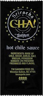 Texas Pete 7 Gram Cha Sriracha Hot Chile Sauce, 200 Packets