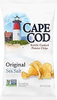 Cape Cod Potato Chips, Original Kettle Cooked Chips, 8 Oz