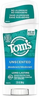 Tom's of Maine Long-Lasting Aluminum-Free Natural Deodorant for Women, Unscented, 2.25 oz.