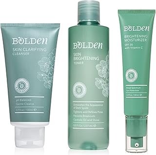 BOLDEN Daily Skin Essentials Bundle | For Oily & Blemished Skin | 3-Pack