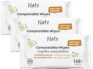 Naty Baby Wipes, Unscented