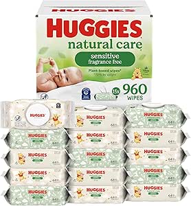 Huggies Natural Care Sensitive Baby Wipes