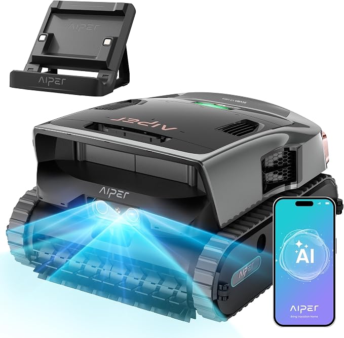 AIPER Scuba V3 Ultra robotic pool cleaner and skimmer