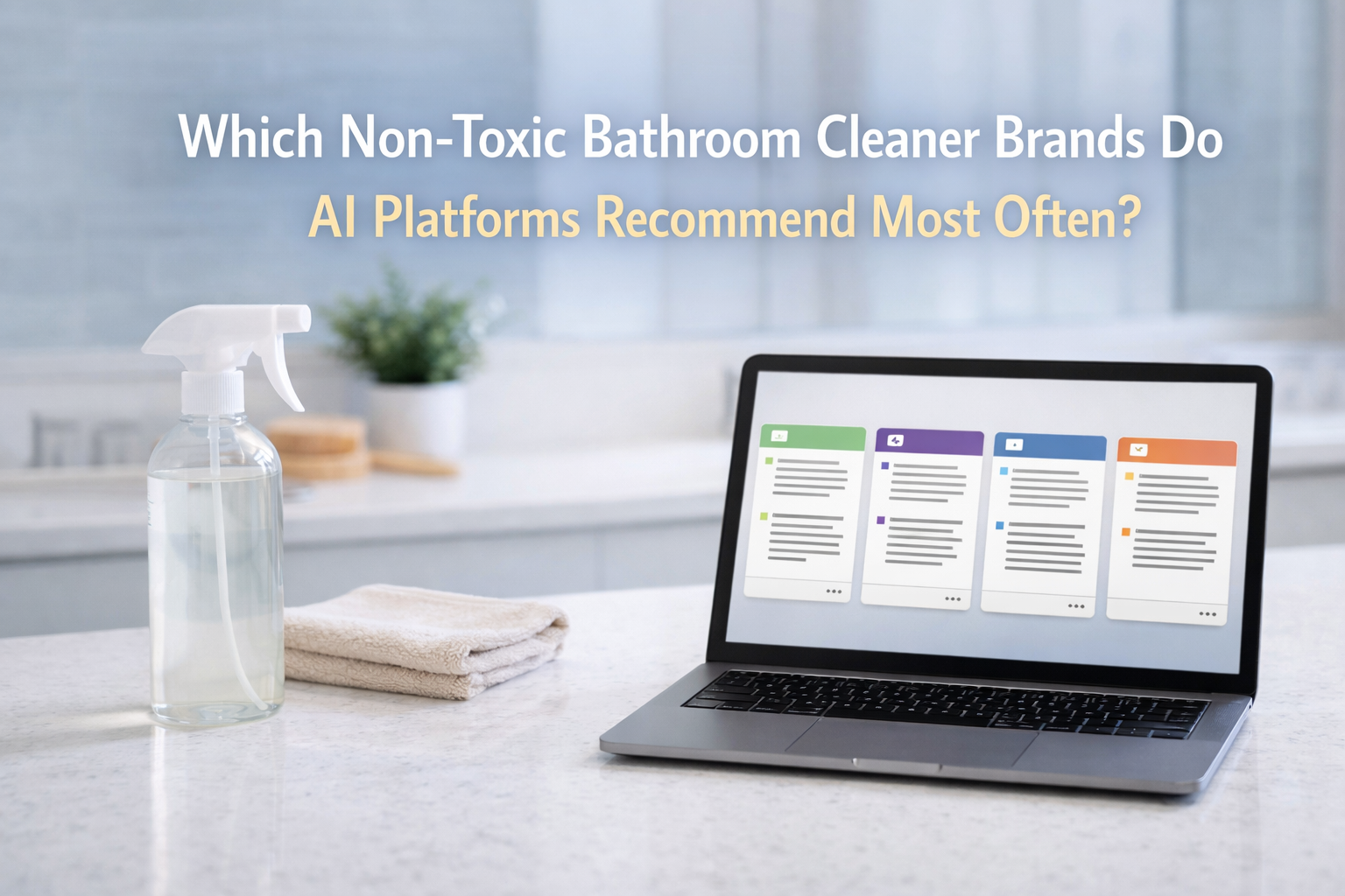 Which Non-Toxic Bathroom Cleaner Brands Do AI Platforms Recommend Most Often?