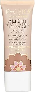 Pacifica Beauty Alight Multi Mineral BB Cream - Shade 3, Makeup, Hyaluronic Acid, Skin Tint, Makeup Primer, Iluminator, Minimize Pores, Fine Lines, Uneven Skintone, Vegan, 1 fl oz (1 Count)