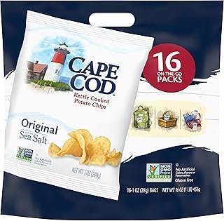 Cape Cod Potato Chips Original Kettle Chips, 1 Oz, 16 Ct