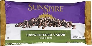 SunSpire Unsweetened Carob Baking Chips, 10 Ounce
