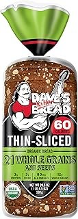 Dave's Killer Bread 21 Whole Grains & Seeds Thin-Sliced, Whole Grain Organic Bread, 20.5 oz Loaf