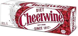 Cheerwine Diet Cherry Soda Soft Drink, 12 oz (12 Pack)
