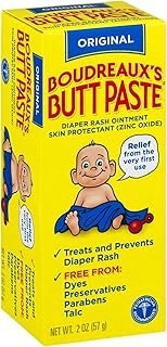 Boudreaux's Butt Paste Diaper Rash Ointment | Original Formula | 2-Ounces Tube | 1-Unit