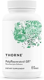 THORNE PolyResveratrol-SR - Trans-Resveratrol Supplement for Healthy Aging* - 60 Capsules