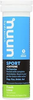 Nuun Energy: Fresh Lime Electrolyte +Caffeine Drink Tablets (6 Tubes of 10 Tabs)6