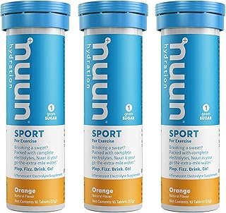 Sport: Orange Electrolyte Enhanced Drink Tablets (3 Tubes of 10 Tabs) (Nuun Active)