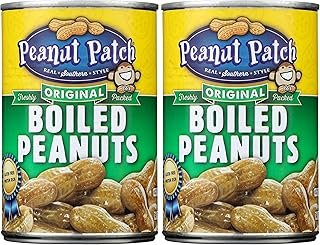 Peanut Patch Margaret Holmes Green Boiled Peanuts, (13.5oz cans) (Pack of 2)