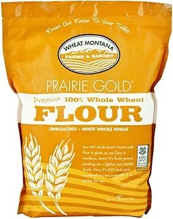 Wheat Montana Prairie Gold 100% Whole Wheat Flour (Pack of Two – 5 Lb. Bags)