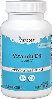 Vitacost Vitamin D3 (as Cholecalciferol) -- 1000 IU - 300 Capsules