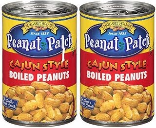 Peanut Patch Cajun Green Boiled Peanuts Red Two 13.5 Oz. Cans