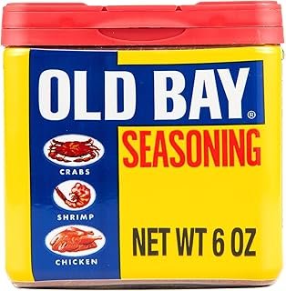 OLD BAY Seasoning, Classic Seafood, Non GMO, Gluten Free, Unique Blend of 18 Herbs & Spices for Shrimp, Crab Dip, Seafood & More, 6 oz