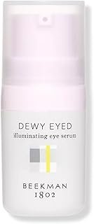 Beekman 1802 Dewy Eyed Illuminating Eye Serum - Fragrance Free - 0.16 oz - Reduces Puffiness & Dark Circles - With Goat Milk & Aloe Vera - Good for Sensitive Skin - Cruelty Free