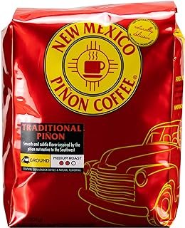 New Mexico Piñon Coffee Naturally Flavored Coffee (Traditional Piñon Ground, 2 pound)