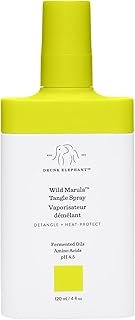 Drunk Elephant Wild Marula Tangle Spray - 120 ml/4 fl oz - Detangler and Heat Protectant - Clean Clinical - Sulfate-Free - Cruelty-Free - Dermatologist-Tested - Free of Essential Oils, Silicones, SLS