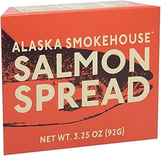 Alaska Smokehouse Spread Serving Design, Salmon 21 Ounce (Pack of 6)