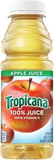 Tropicana Juice 100% Apple, 15.2 oz Plastic Bottle (Pack of 24)