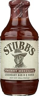 Stubb's All Natural Bar-B-Q Sauce Smokey Mesquite -- 18 fl oz - 2PC