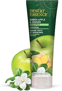 Desert Essence Thickening Shampoo, Green Apple and Ginger, 8 oz