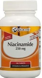 Vitacost Niacinamide (Vitamin B-3) - No Flush Niacin - 250 mg - 100 Tablets